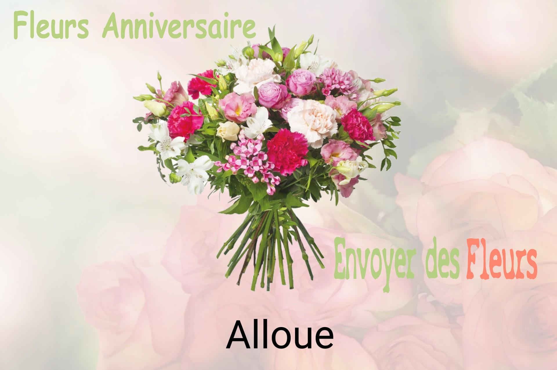 Bouquet de fleurs d’anniversaire livré à Alloue